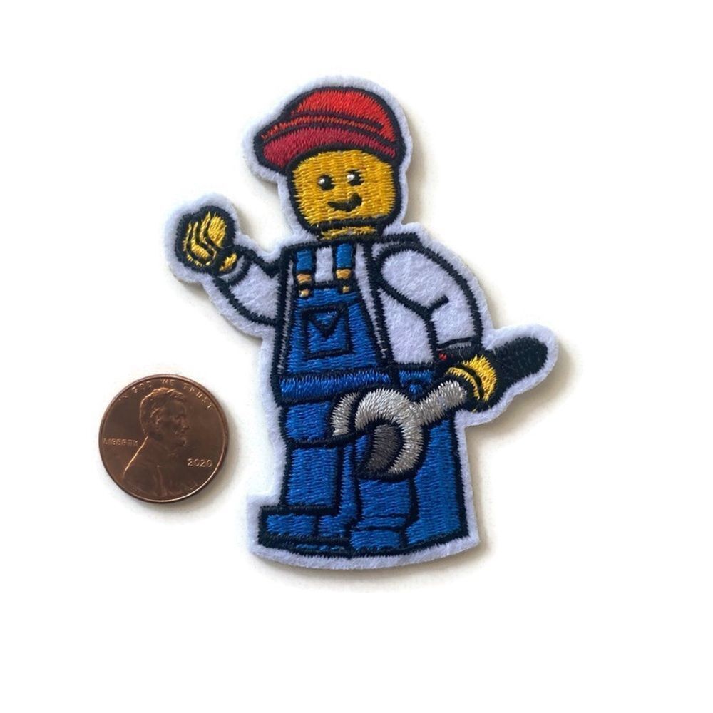 LEGO Builder Embroidered Patch - Picture 2 of 4
